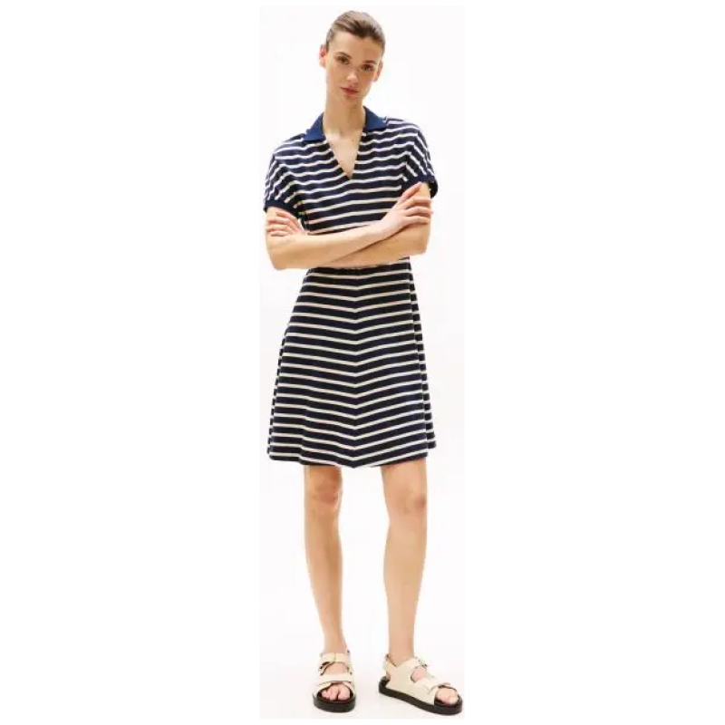 TOMMY HILFIGER Flared Mini Polo Dress